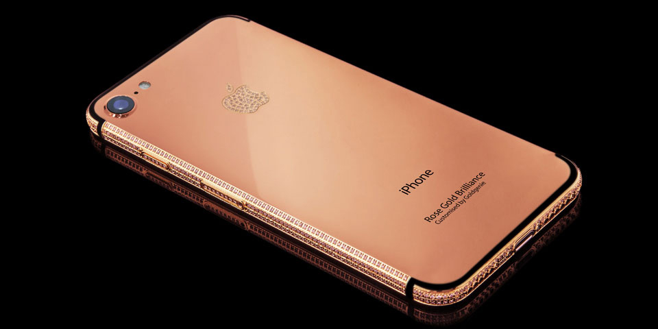 Rose Gold Iphone8 + Crystals